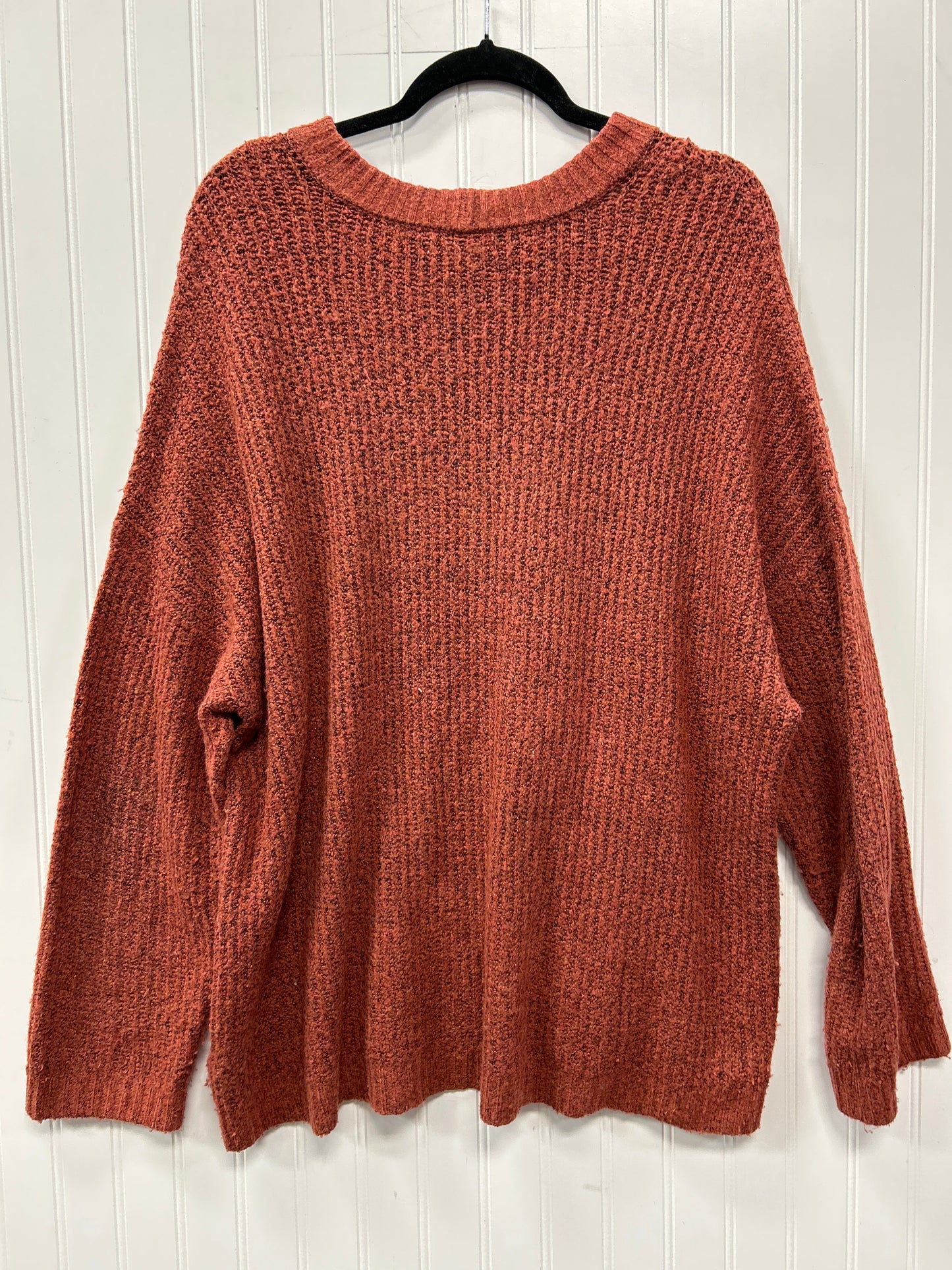 Sweater By American Eagle In Orange, Size:L