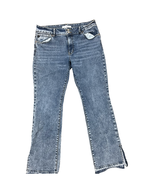 Jeans Boot Cut By Kancan In Blue Denim, Size:12