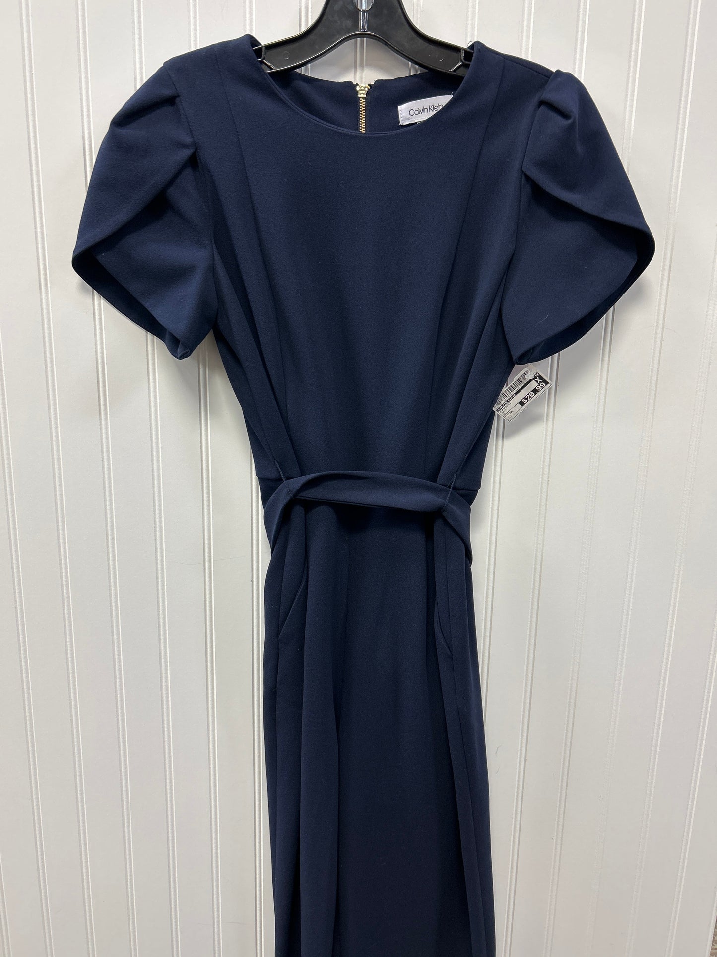 Jumpsuit By Calvin Klein In Navy, Size:6L