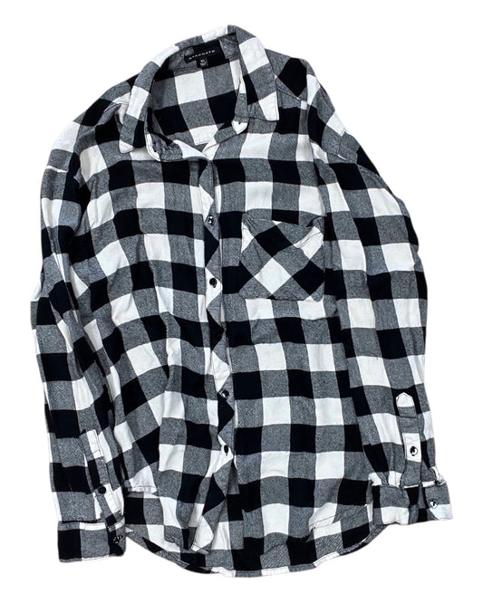 Blouse Ls By Staccato In Black & Cream, Size:M