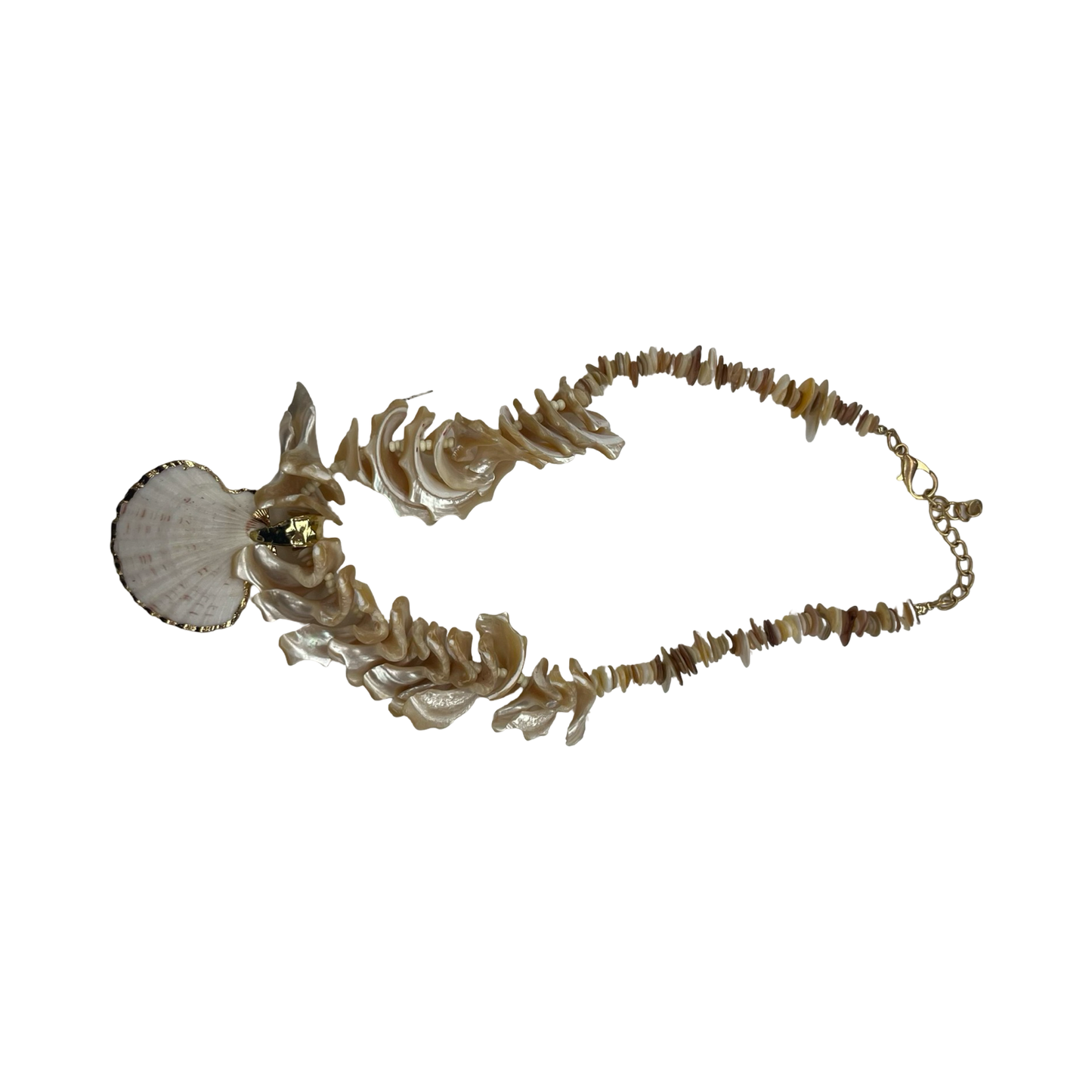 Necklace Statement By Clothes Mentor In Tan