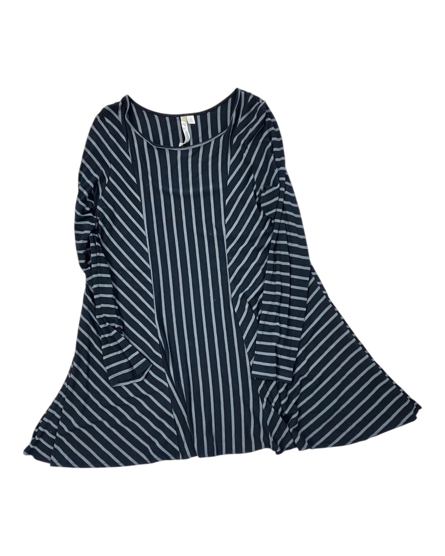 Tunic Ls By Comfy In Black & Green, Size:S