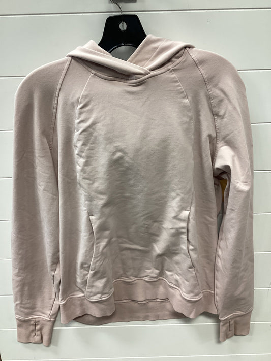 Athletic Top Ls Hoodie By Lululemon In Pink, Size:S