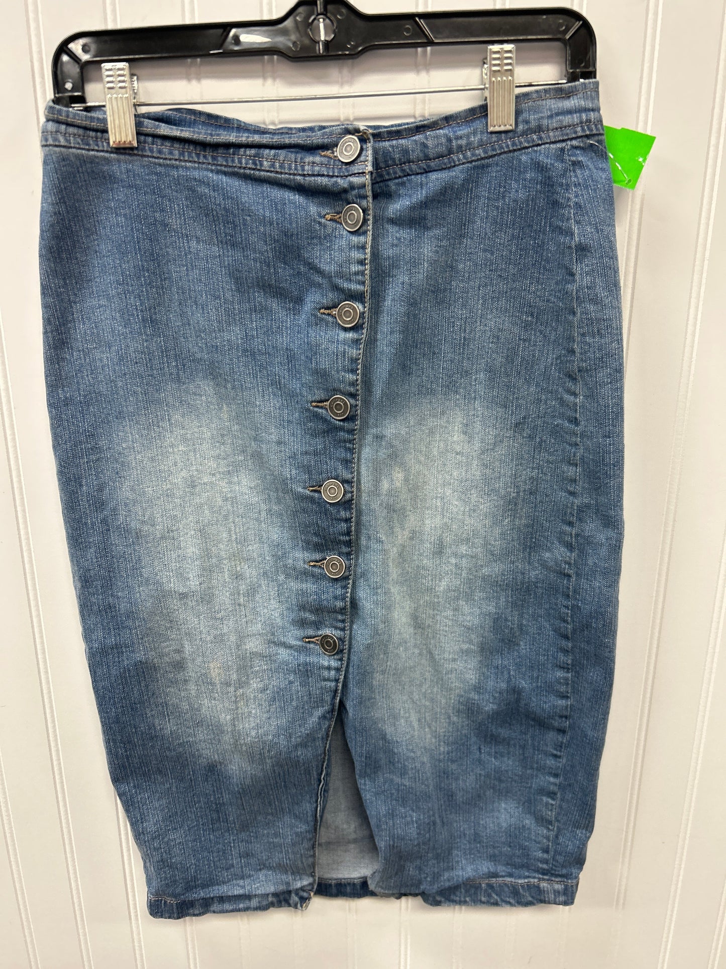 Skirt Maxi By Current Air In Blue Denim, Size:M