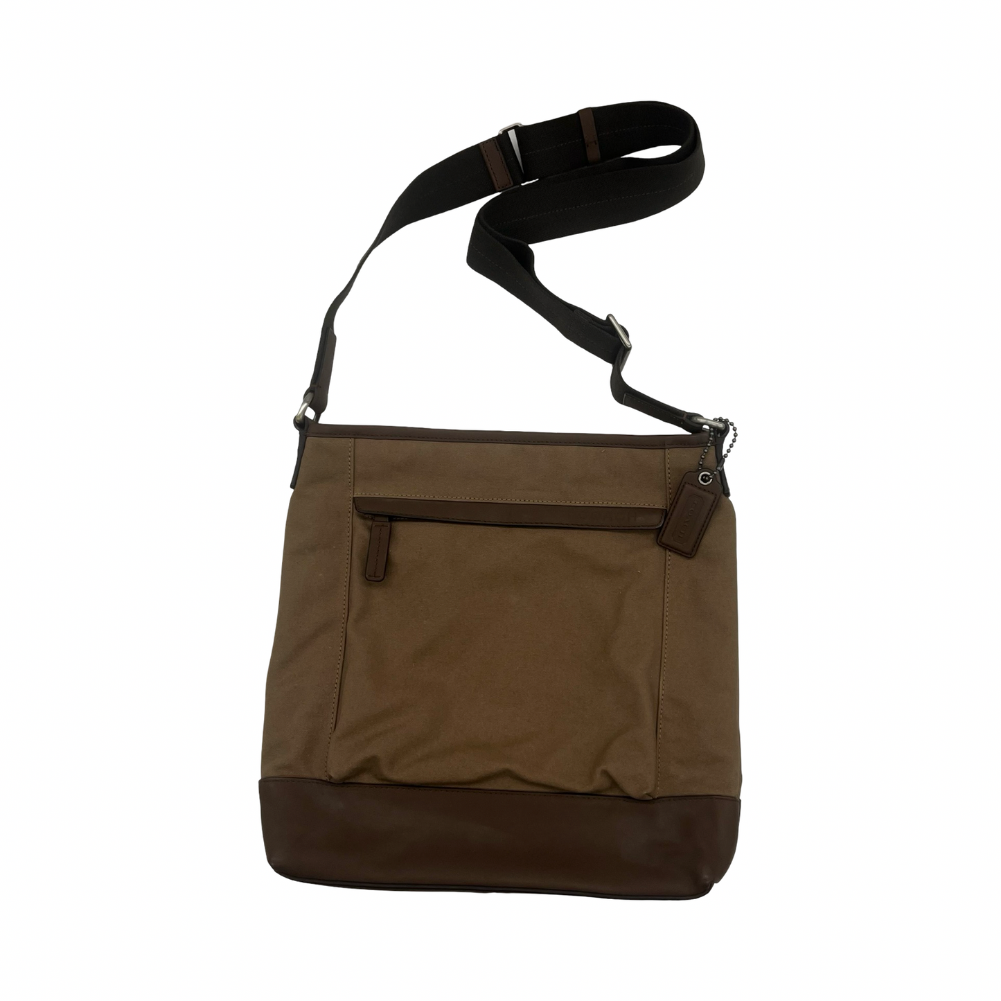 Crossbody Designer By Coach In Brown, Size:Medium