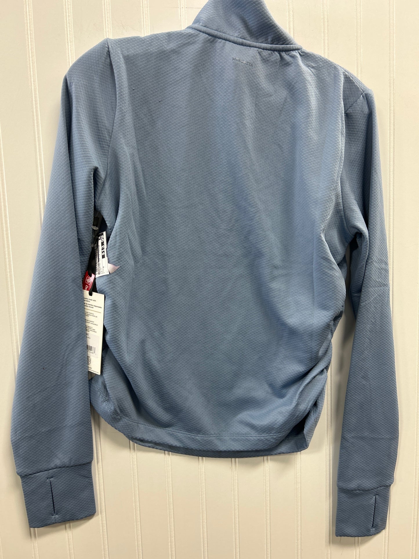 Athletic Top Ls Collar By Mondetta In Blue, Size:M