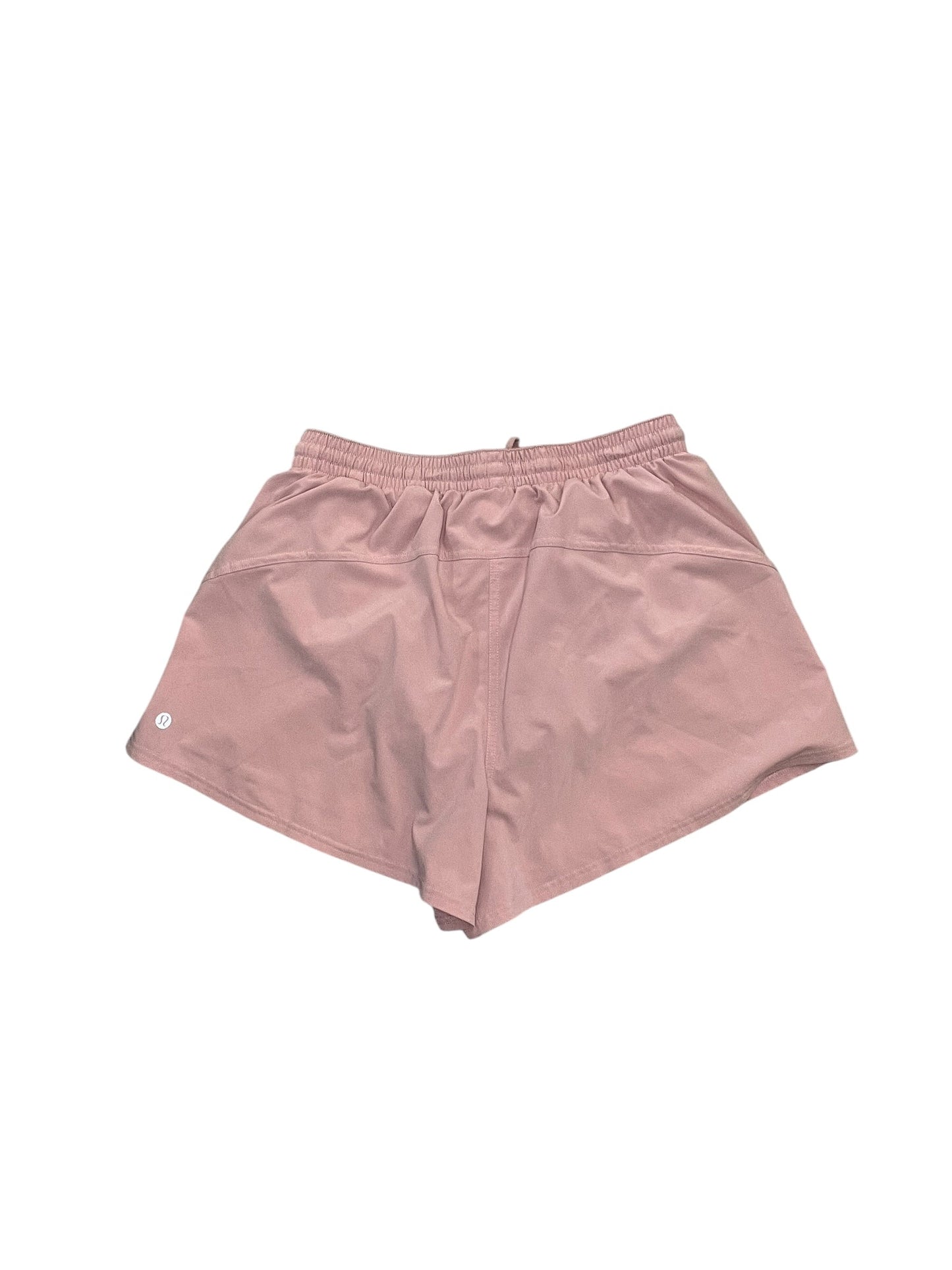 Athletic Shorts By Lululemon In Pink, Size:M