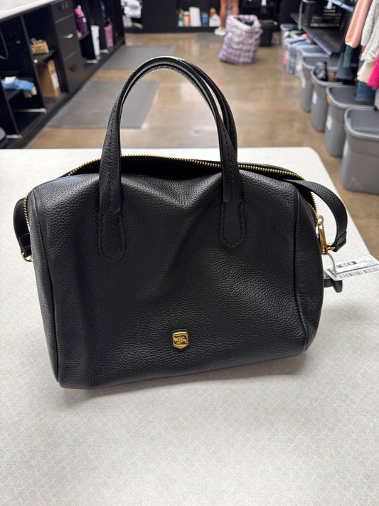 Crossbody Leather By Fossil In Black, Size:Medium