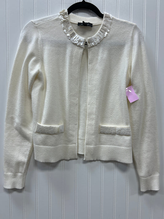 Cardigan By Ann Taylor In Cream, Size:S