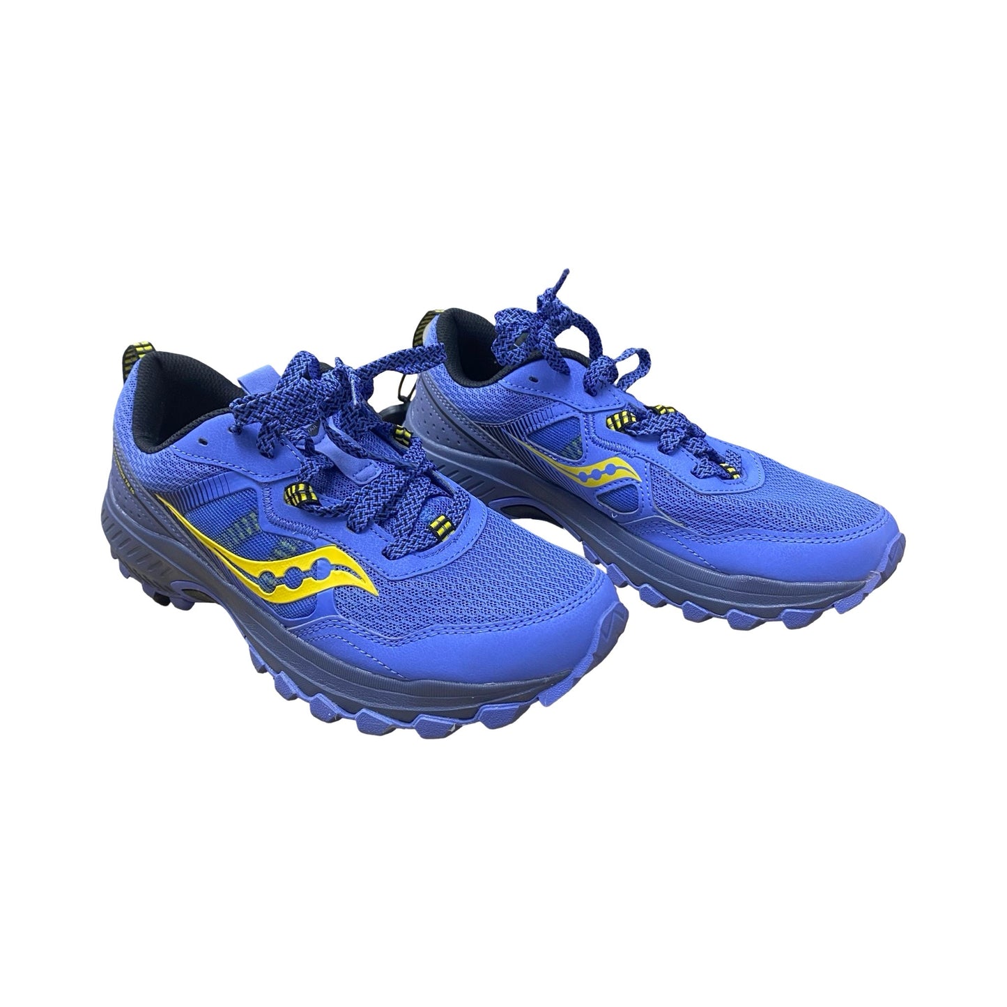 Shoes Athletic By Saucony In Purple & Yellow, Size:8