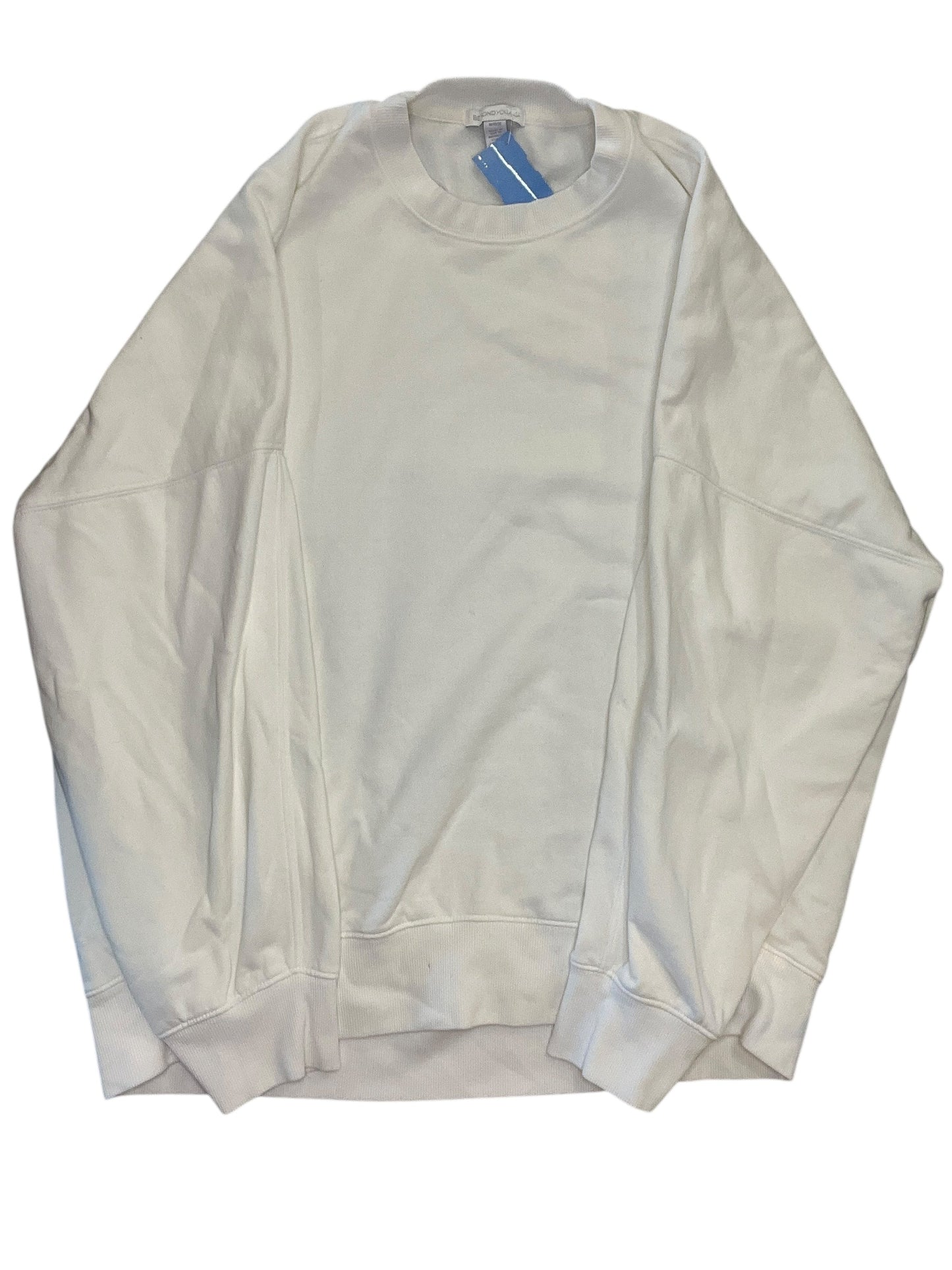 Athletic Sweatshirt Crewneck By Beyond Yoga In White, Size:M