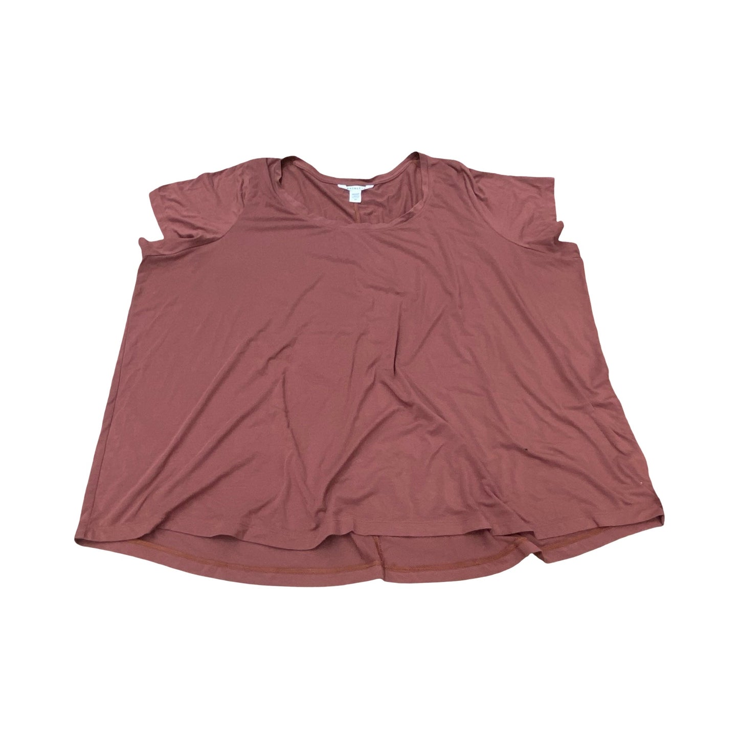 Athletic Top Ss By Athleta In Brown, Size:3X