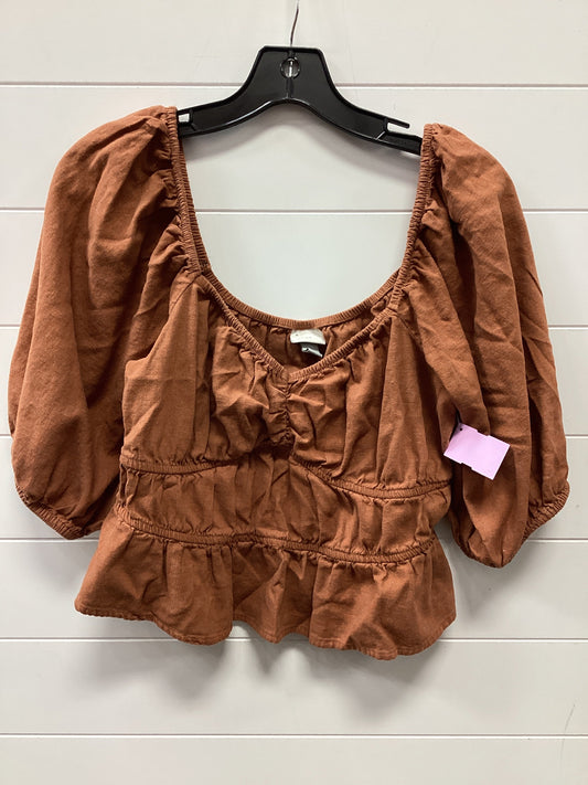 Top Ss By A New Day In Brown, Size:Xl