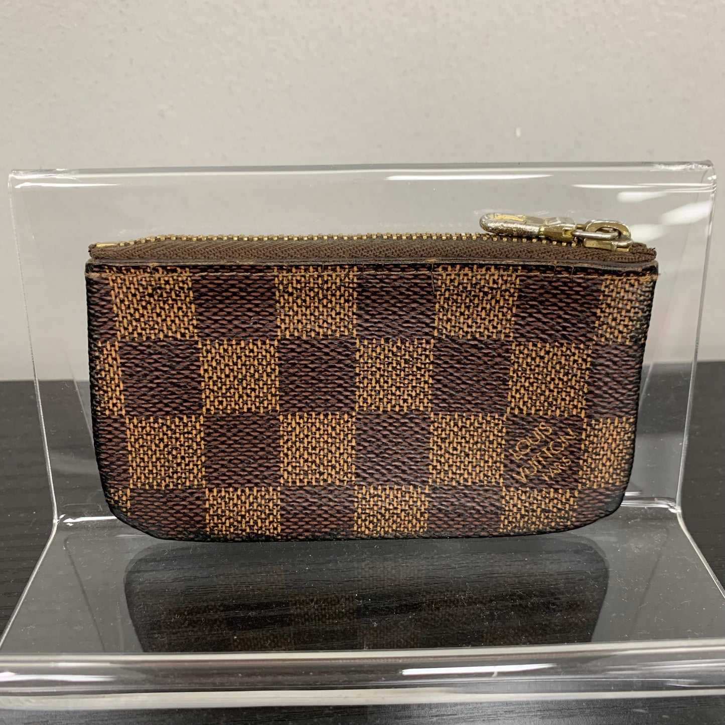 Coin Purse Luxury Designer By Louis Vuitton In Damier Ebene