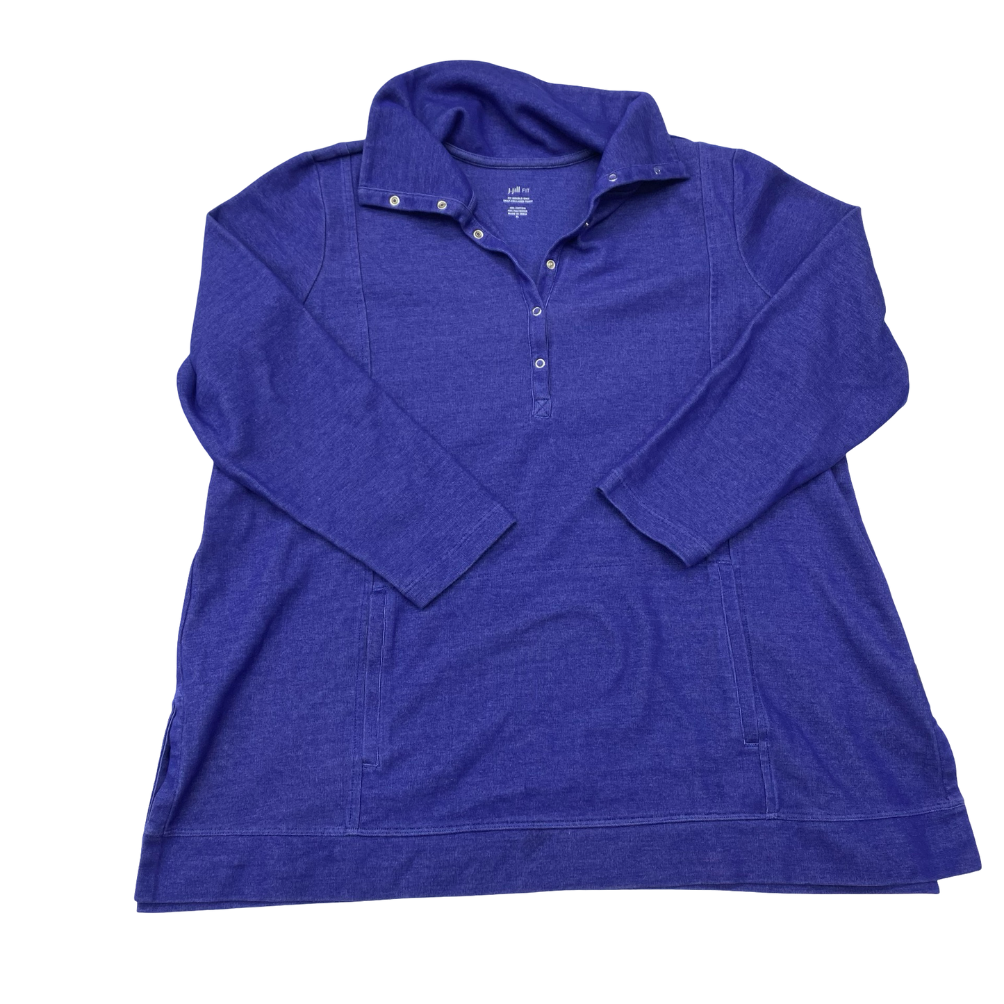 Sweatshirt Collar By J. Jill In Purple, Size:Xl