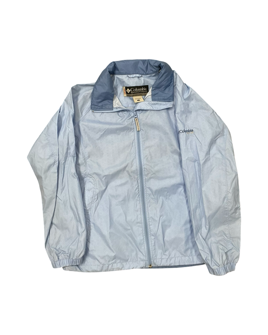 Jacket Windbreaker By Columbia In Blue, Size:L