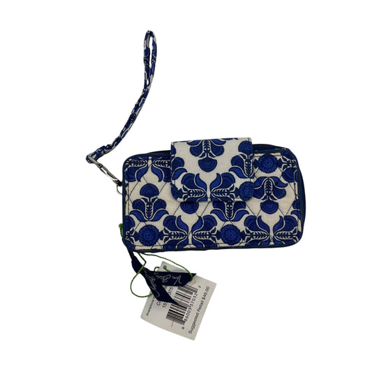 Wristlet By Vera Bradley In Blue & Cream, Size:Small