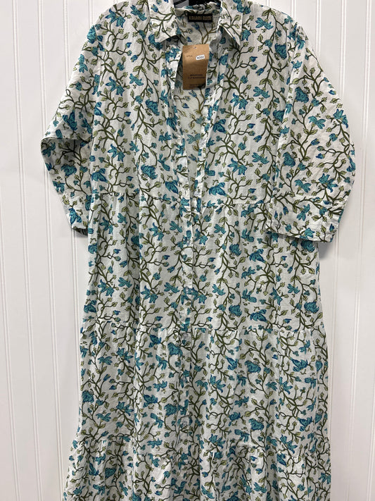 Dress Casual Maxi By Cmc In Floral Print, Size:Osfm