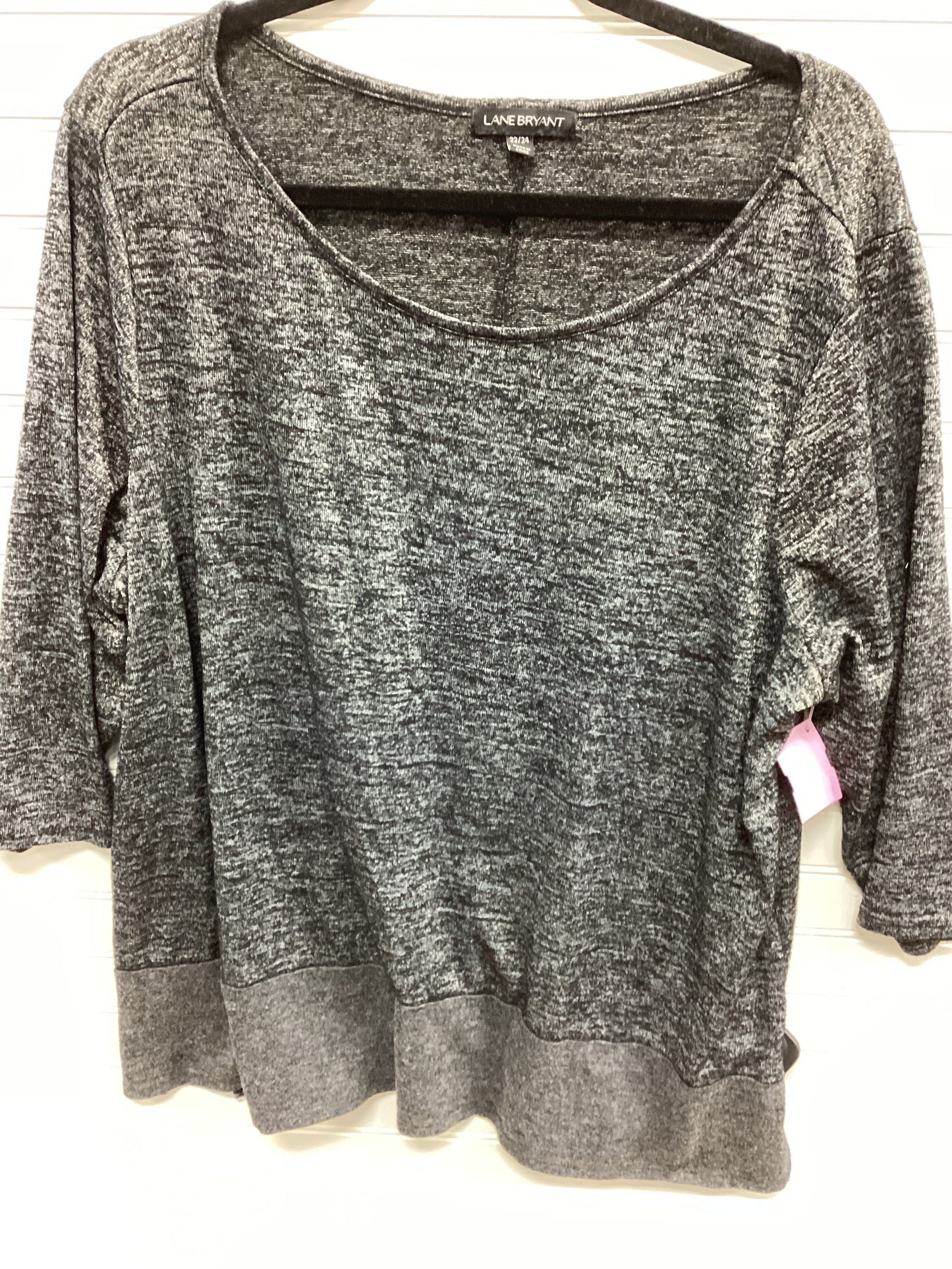 Top Ls By Lane Bryant In Grey, Size:2X