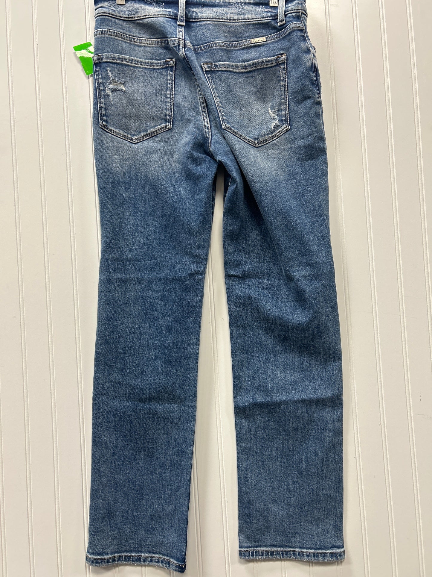 Jeans Straight By Kancan In Blue Denim, Size:6