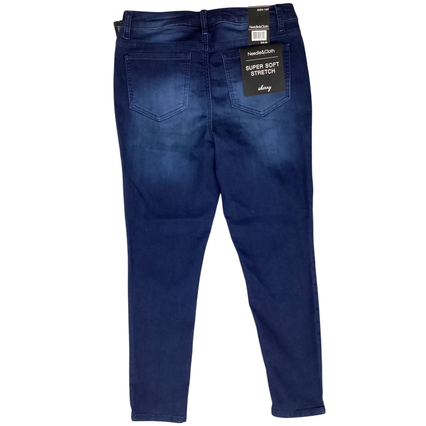 Jeans Skinny By   Clothes Mentor In Blue Denim, Size:10P