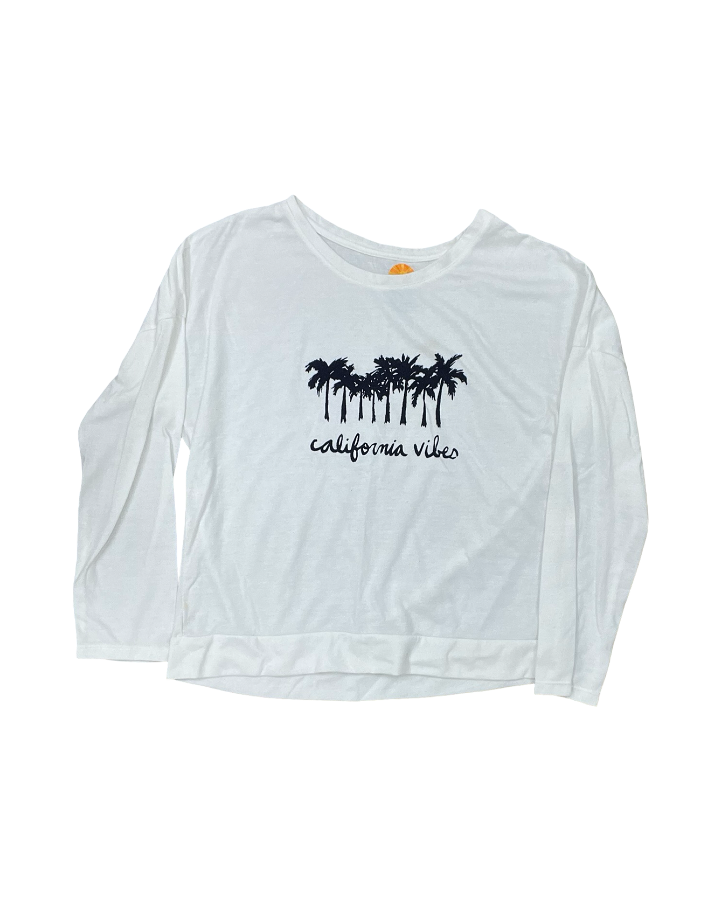 Top Ls By California In White, Size:M