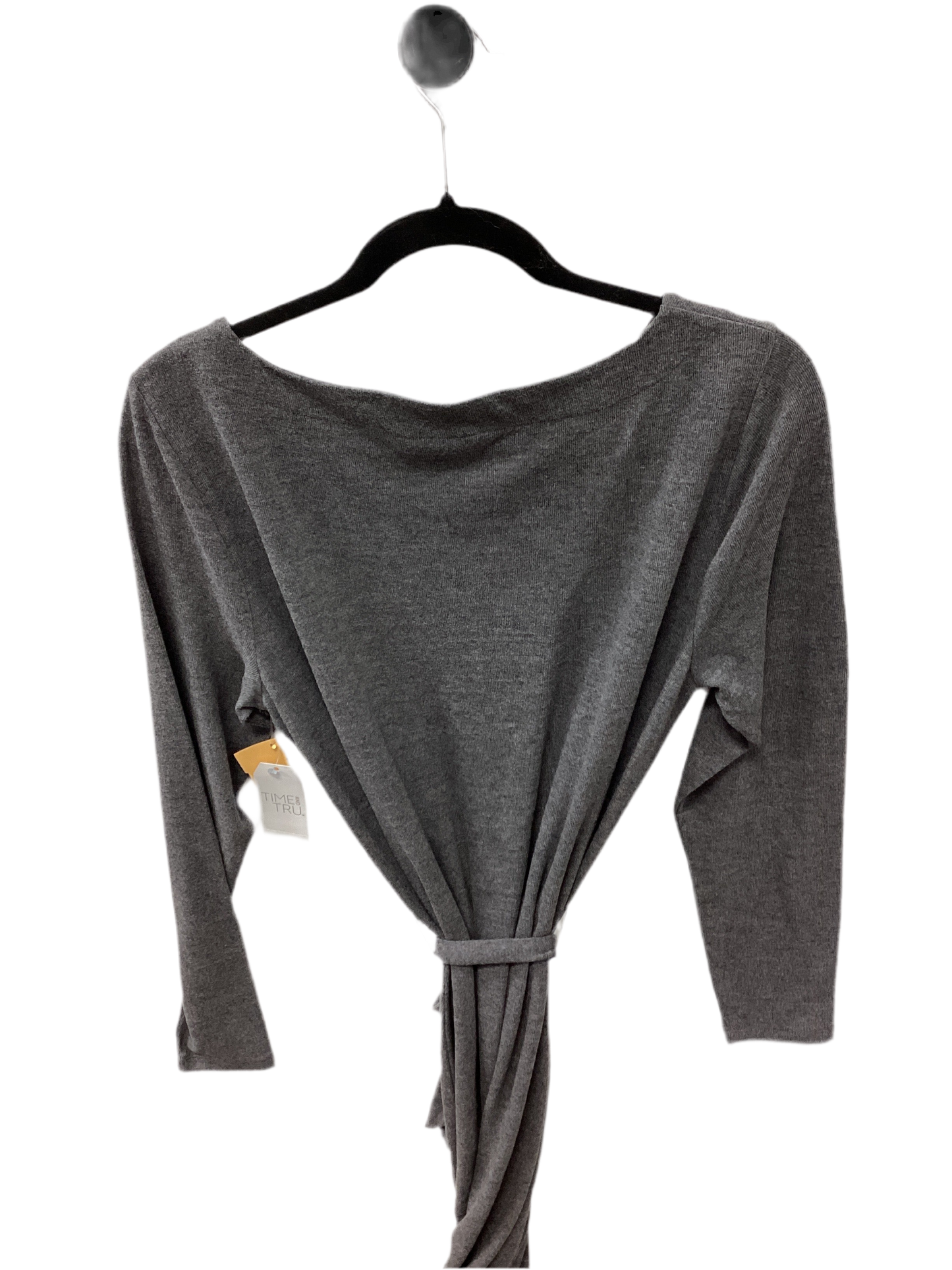 Dress Casual Maxi By Time And Tru In Grey, Size:L