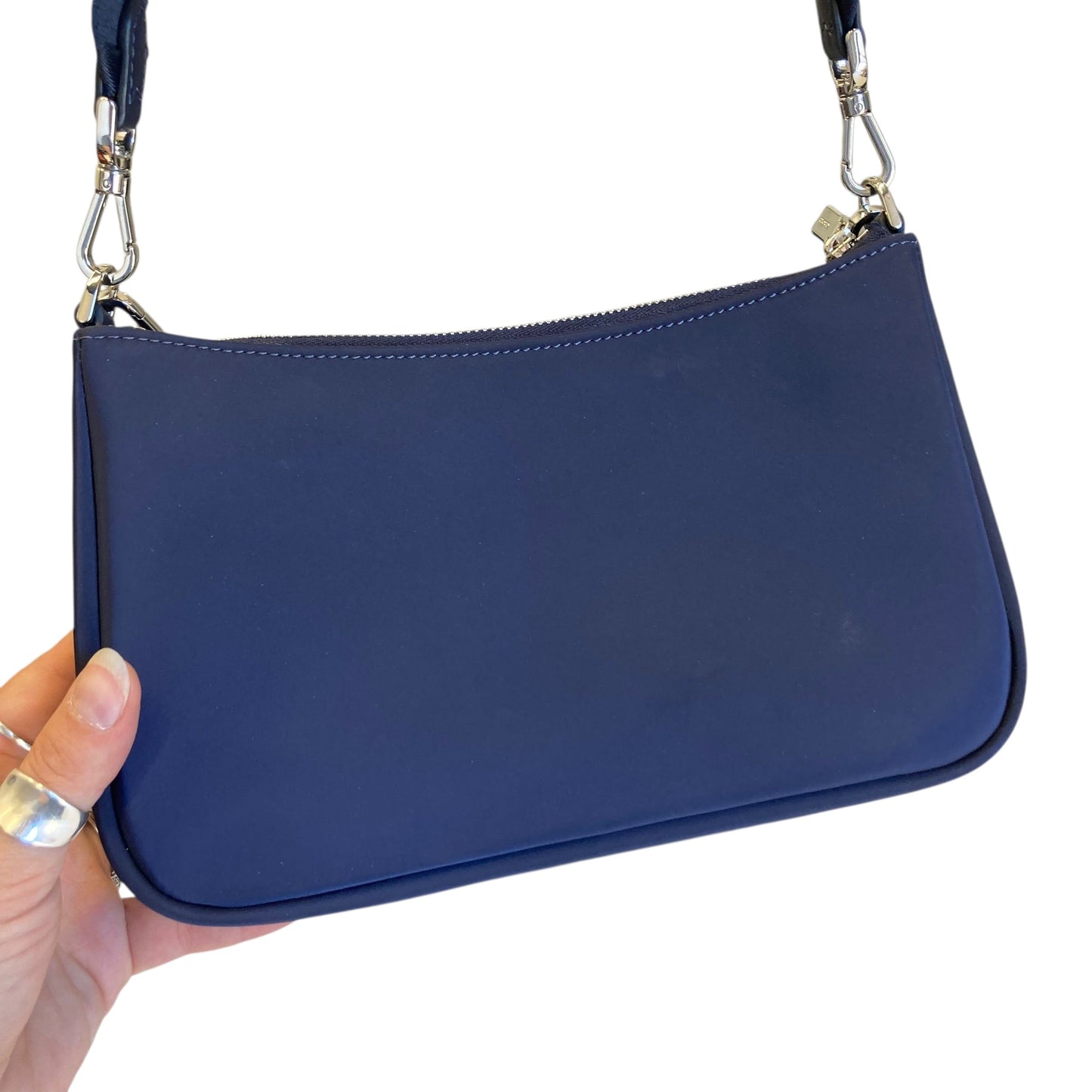 Handbag Designer By Kate Spade In Navy, Size:Small
