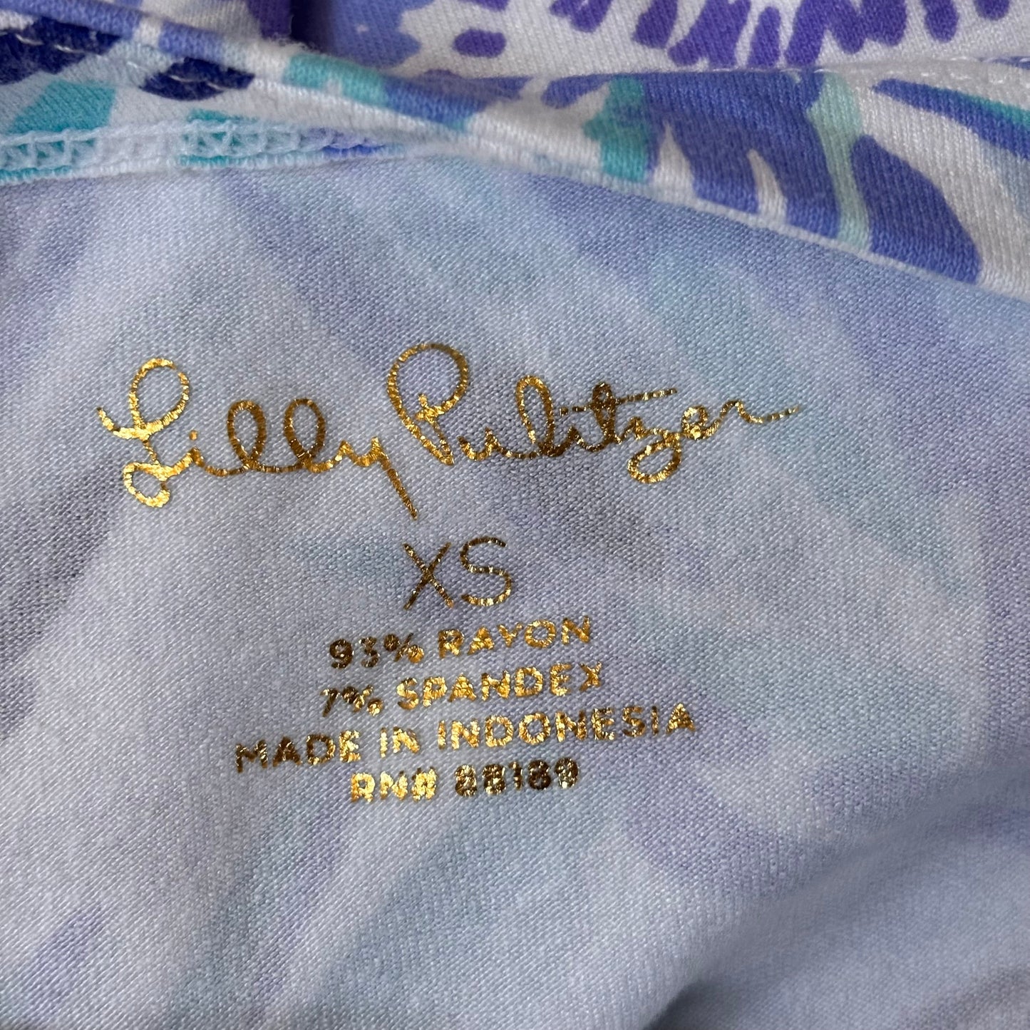 Dress Designer By Lilly Pulitzer In Blue & White, Size: Xs