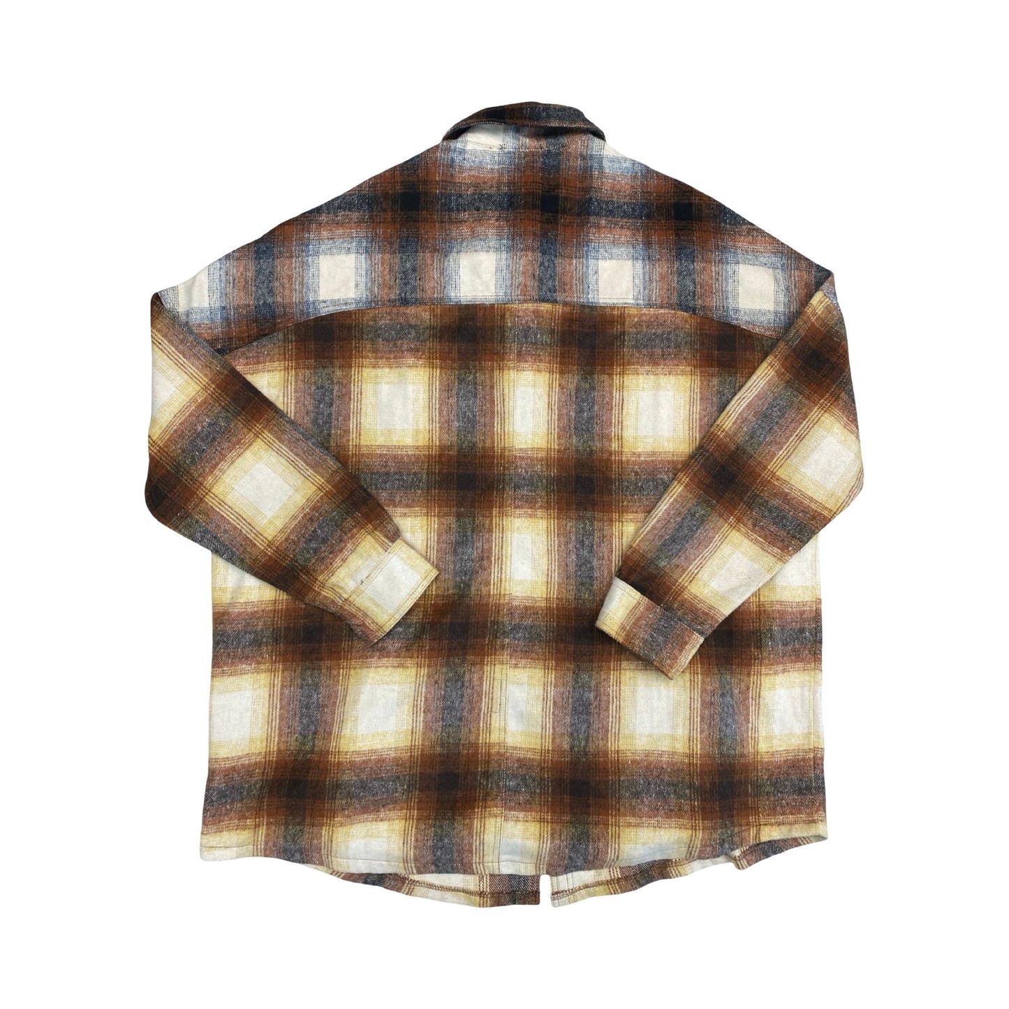 Jacket Shirt By AKAIR In Plaid Pattern, Size:L