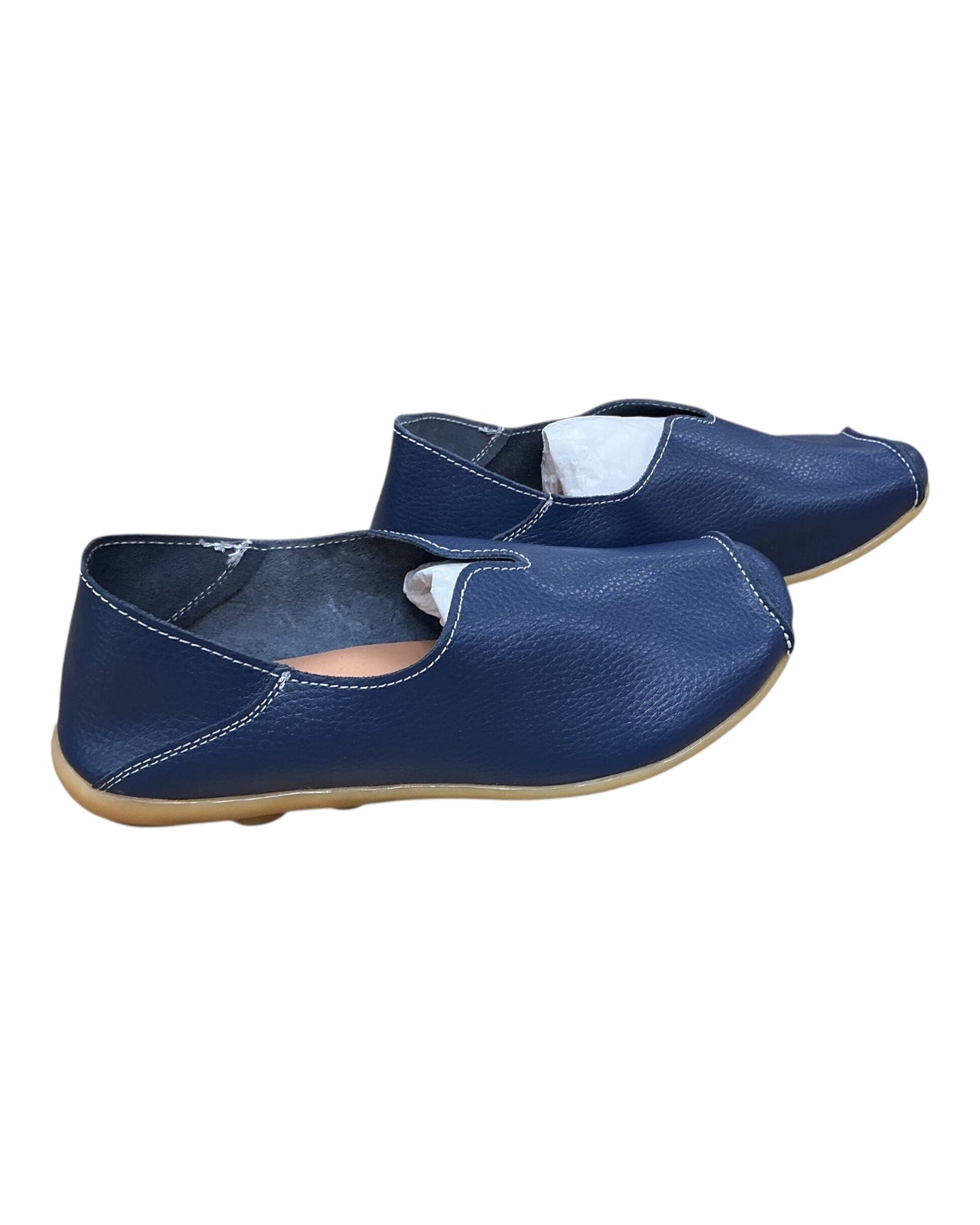 Shoes Flats By Clothes Mentor In Blue, Size:8