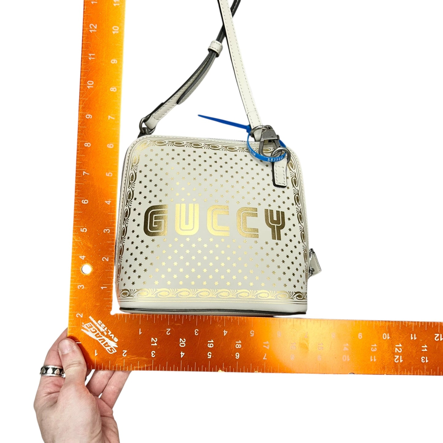 Crossbody Luxury Designer By Gucci, Size: Small