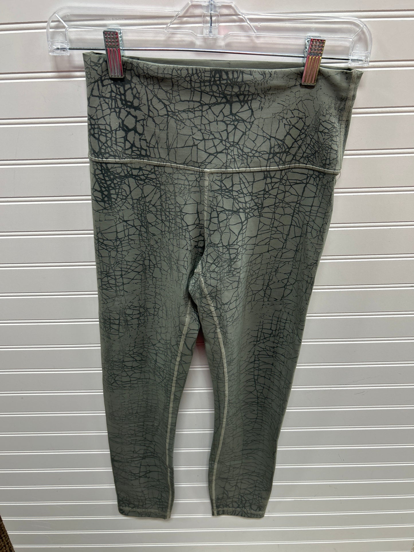 Athletic Leggings By Lululemon In Grey, Size:6