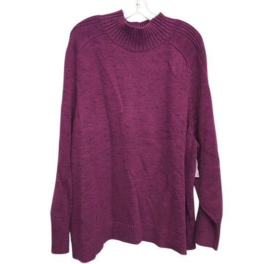 Sweater By J. Jill In Purple, Size:4X