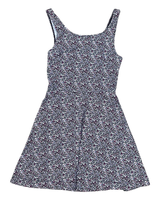 Dress Casual Midi By American Eagle In Grey & Pink, Size:Xs