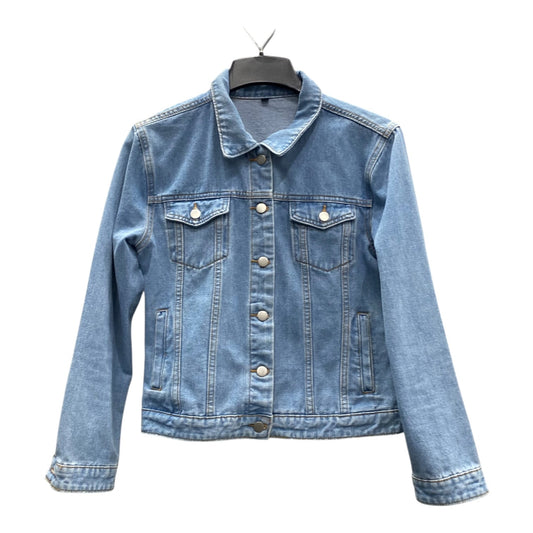 Jacket Denim In Blue, Size:M
