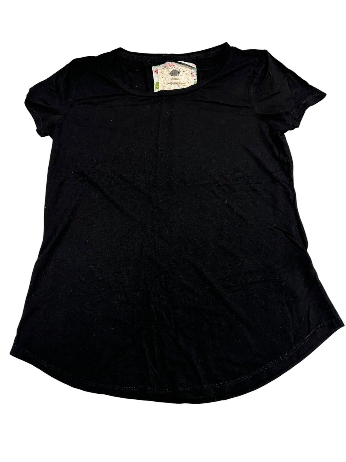 Top Ss Basic By Cupio In Black, Size:S