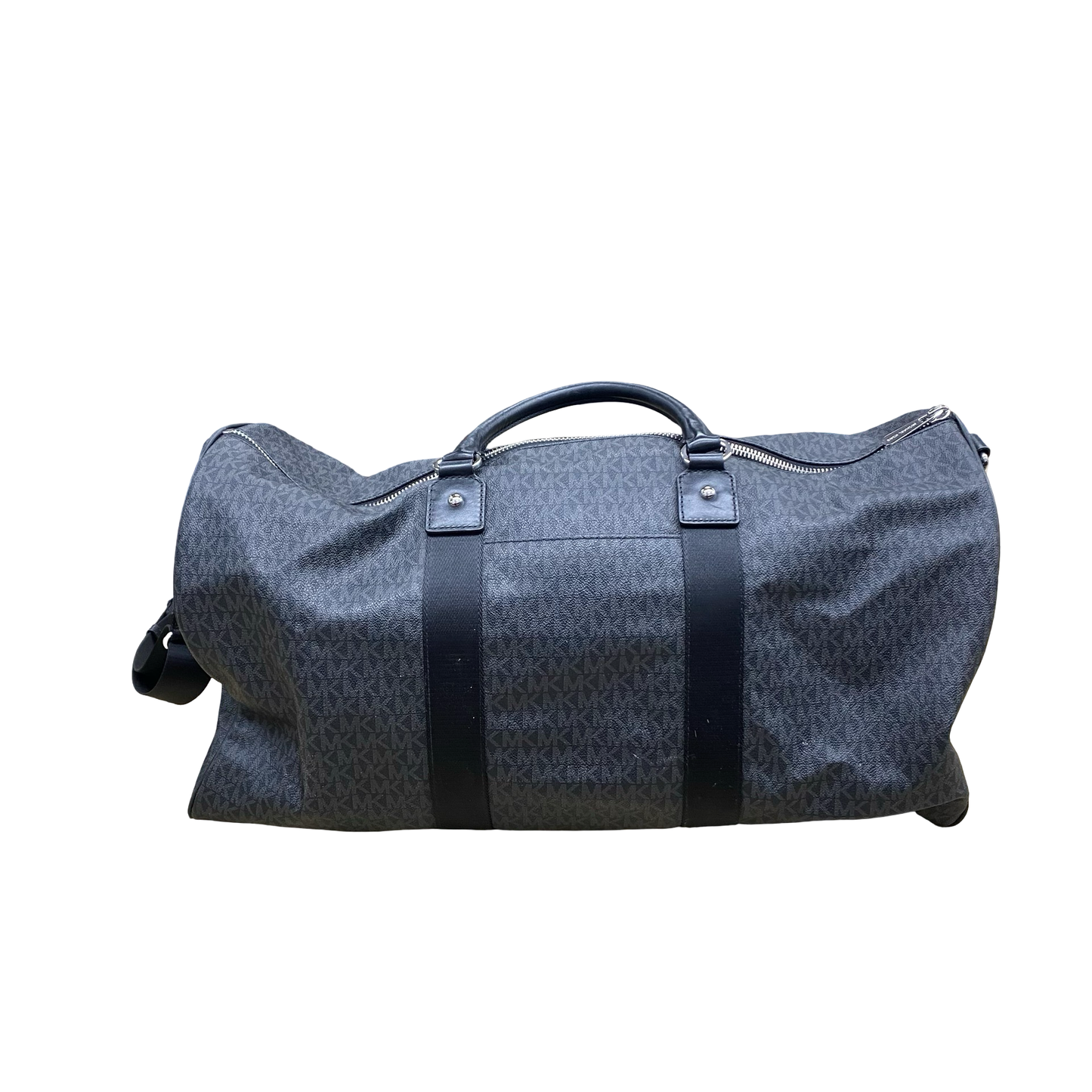 Duffle And Weekender Designer By Michael Kors In Black & Grey, Size:Large