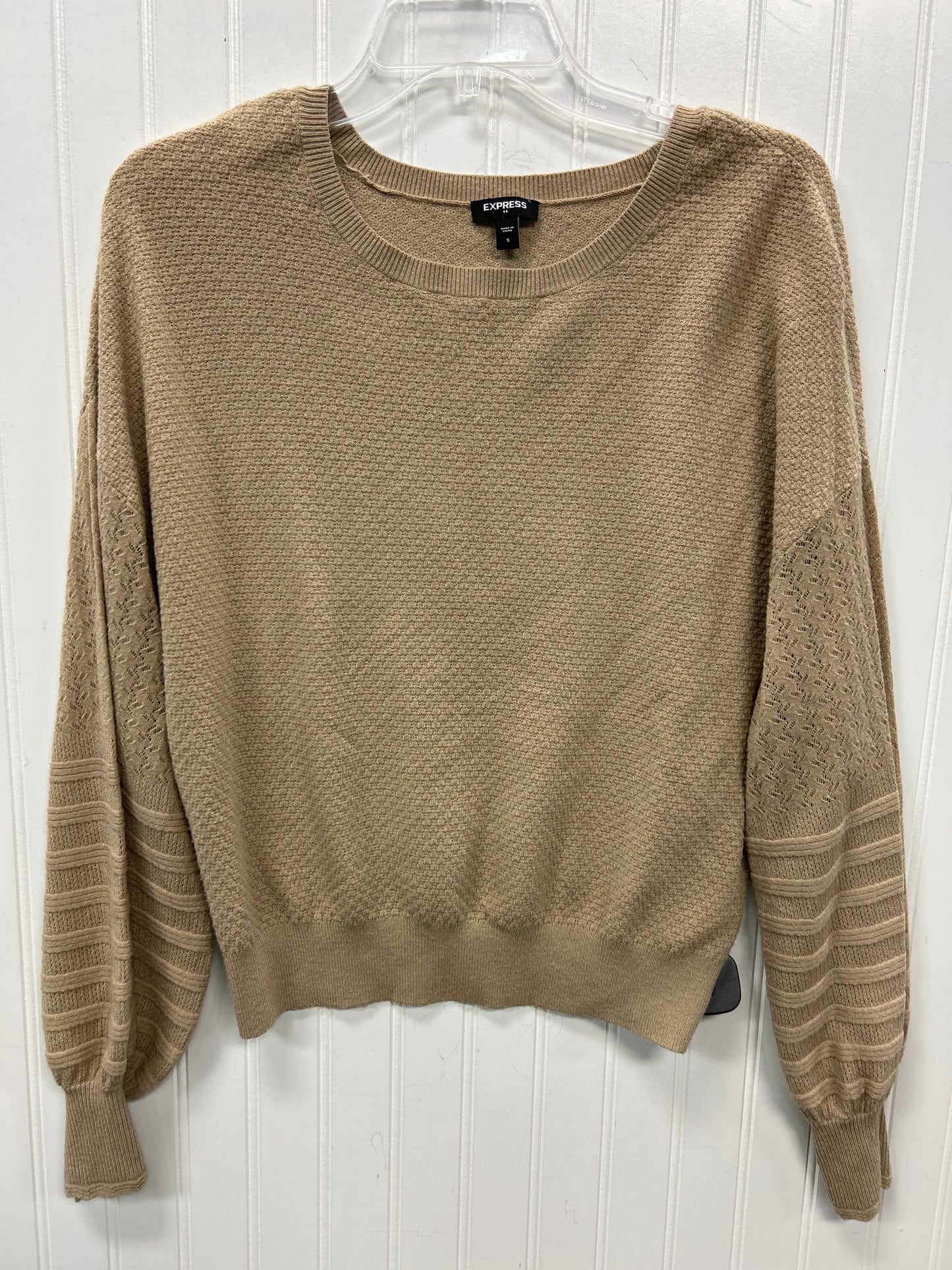Top Ls By Express In Tan, Size:S