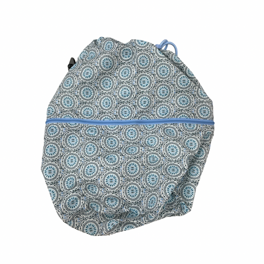 Handbag By Vera Bradley In Blue & White, Size:Large