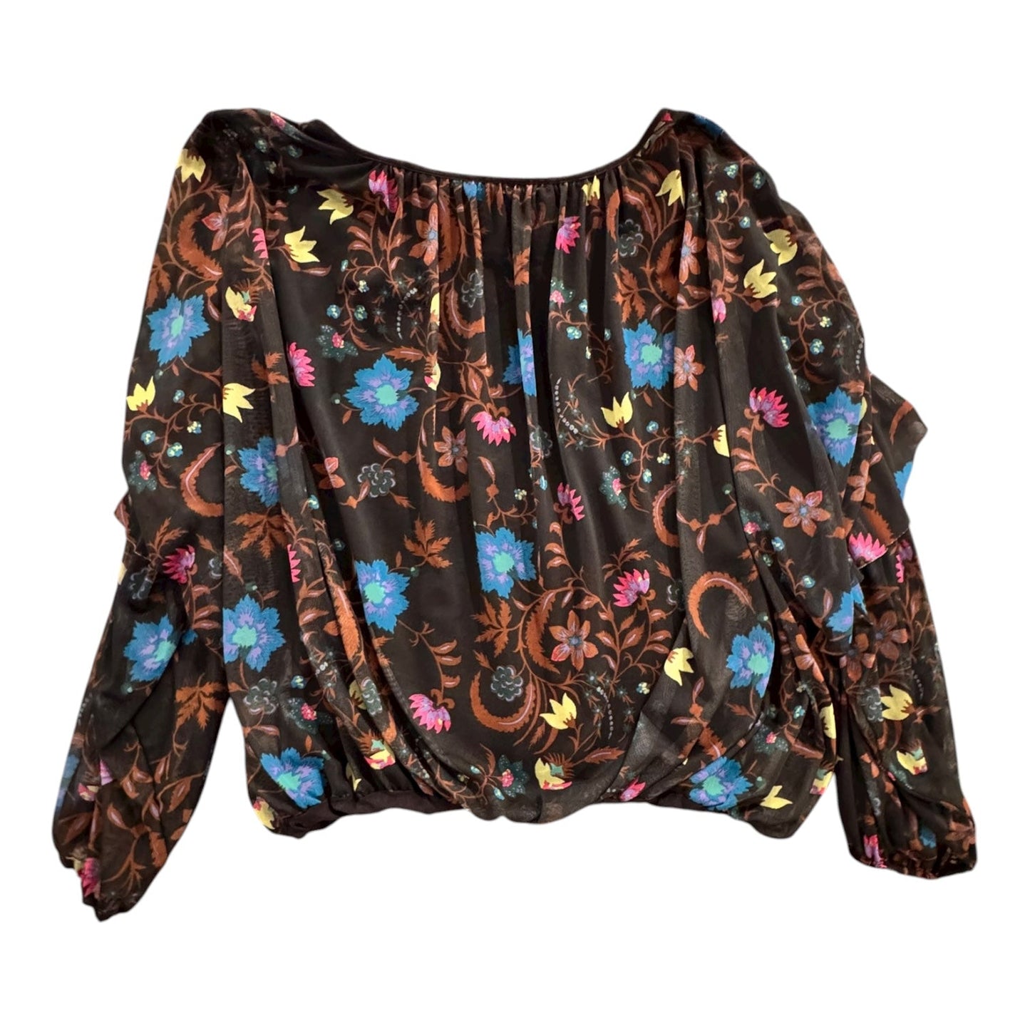Top Ls By Free People In Floral Print, Size:M
