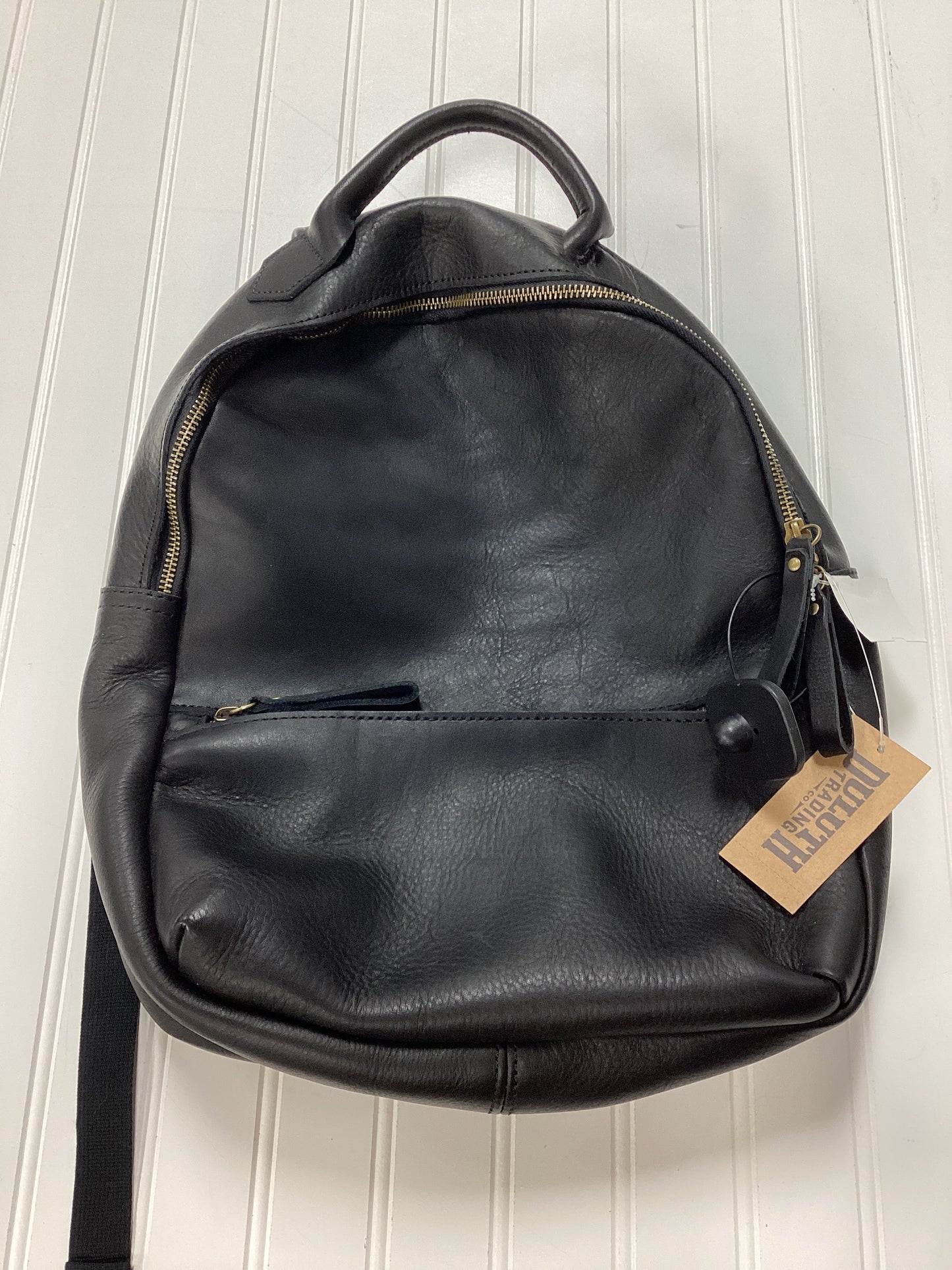 Backpack Leather By Duluth Trading In Black, Size:Large NWT