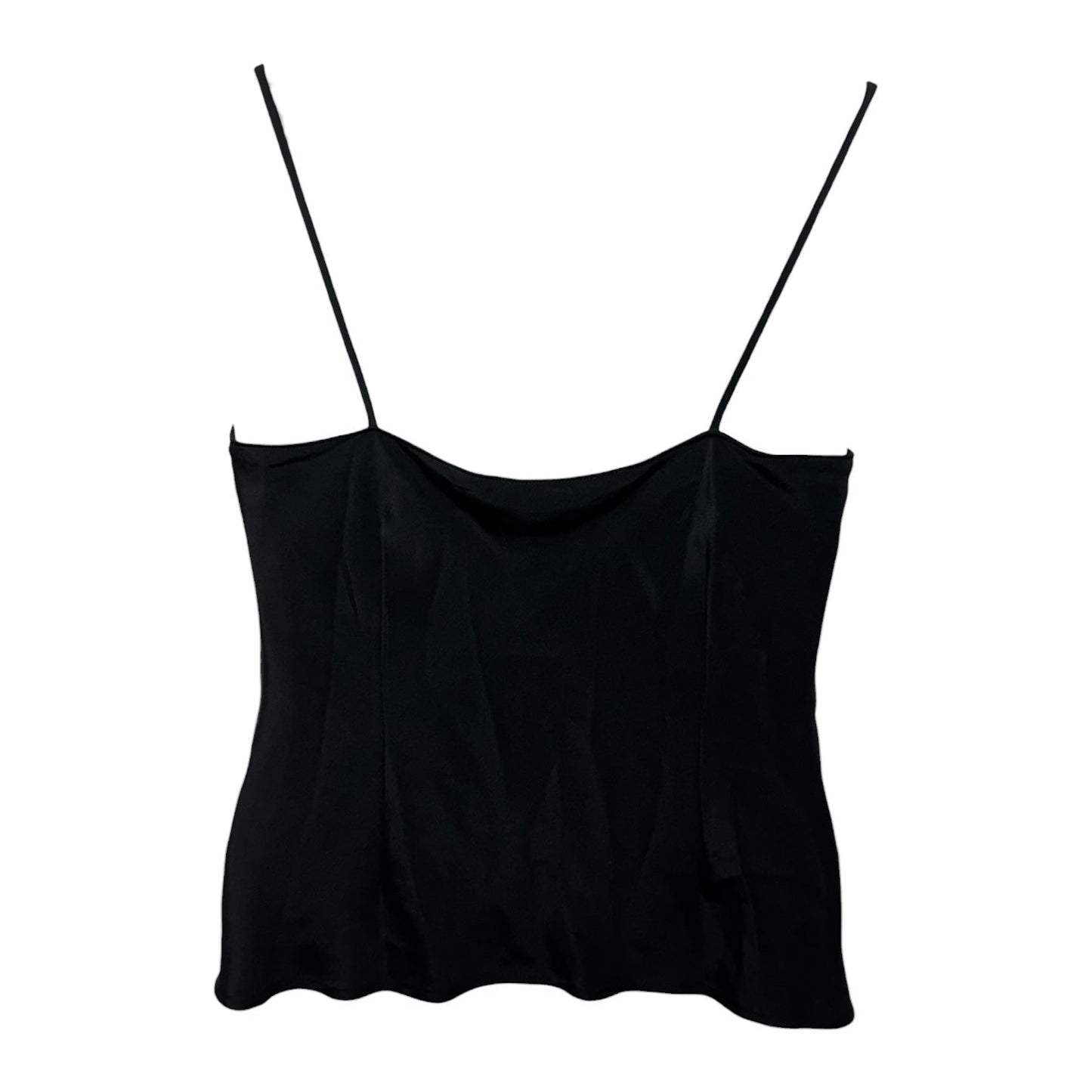 Silk Top Cami By Talbots In Black, Size: 10 Petite