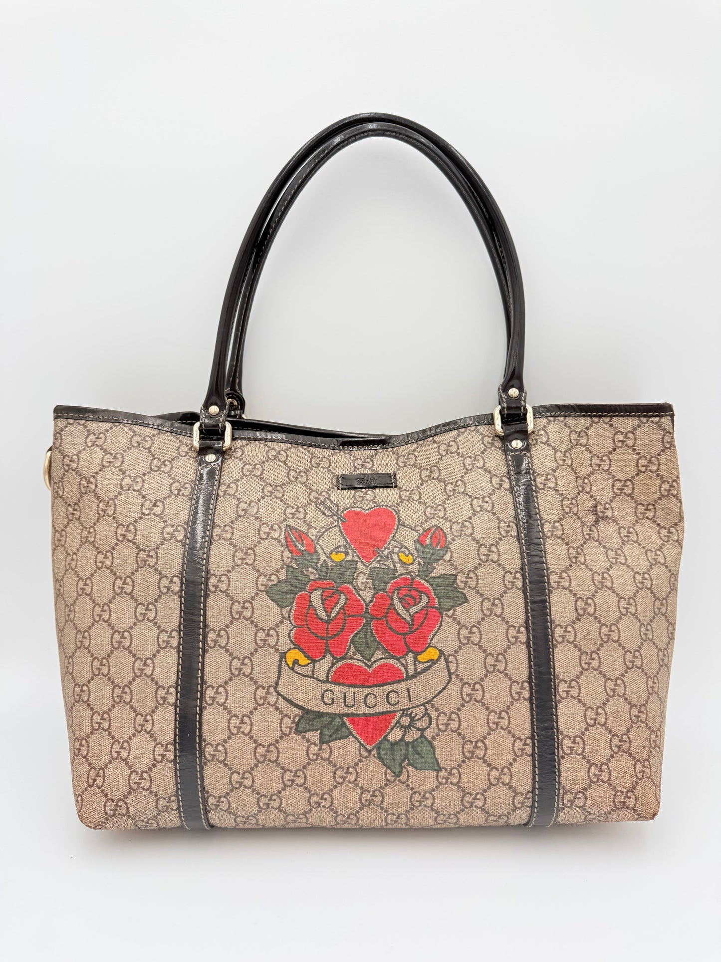 Tote Luxury Designer By Gucci In Brown, Size:Medium