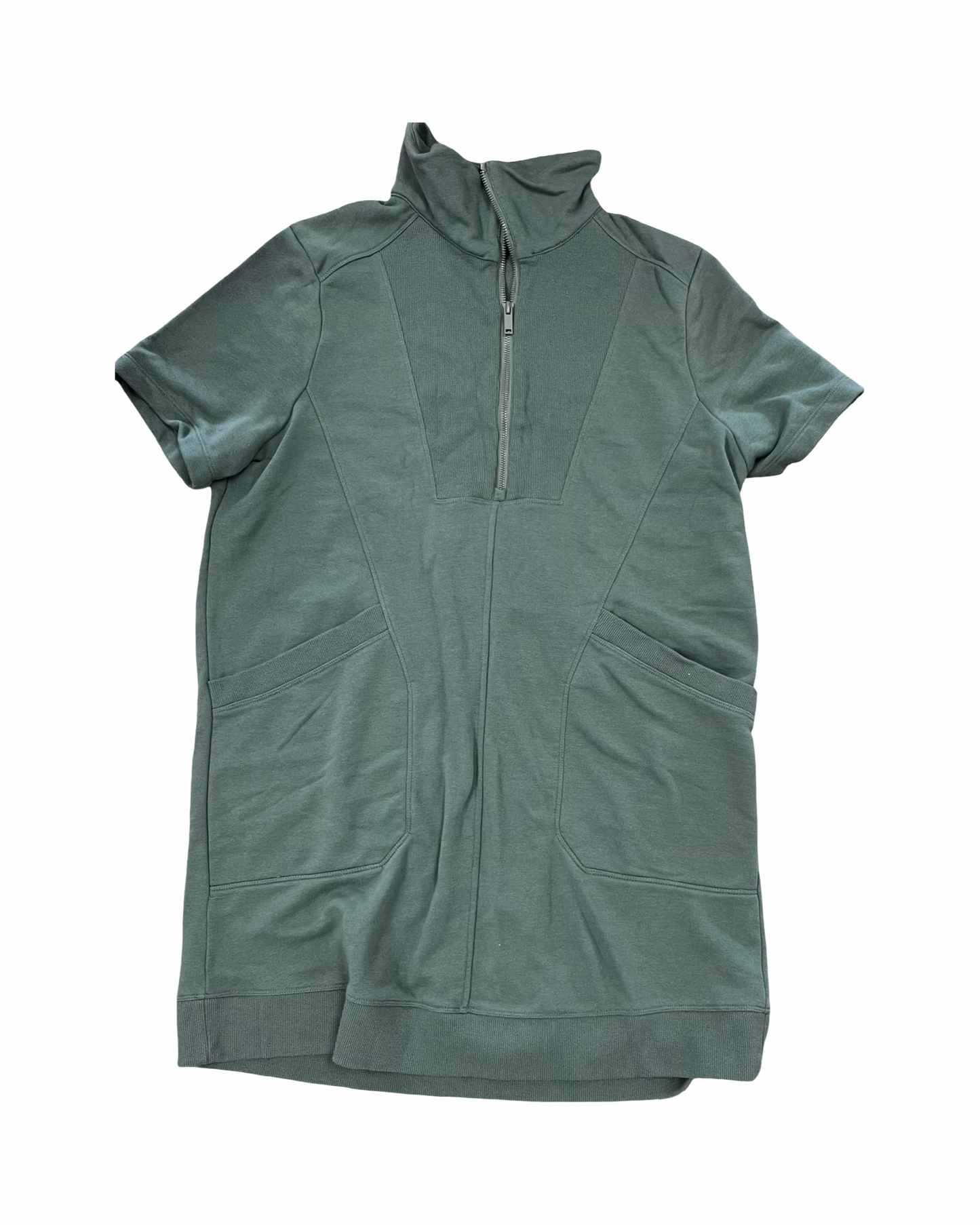 Dress Casual Midi By R And M Richards In Green, Size:1X