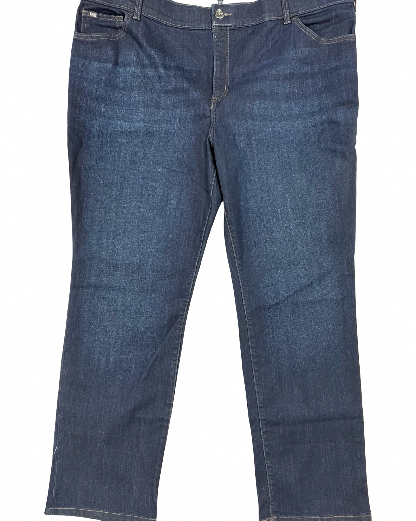 Jeans Boot Cut By Lee In Blue Denim, Size:24