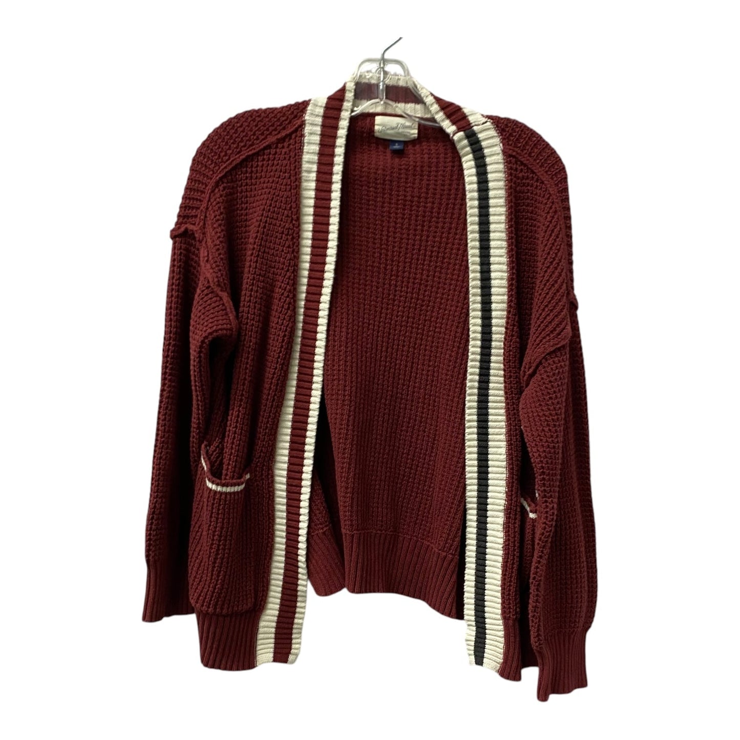 Sweater Cardigan By Universal Thread In Red, Size:S
