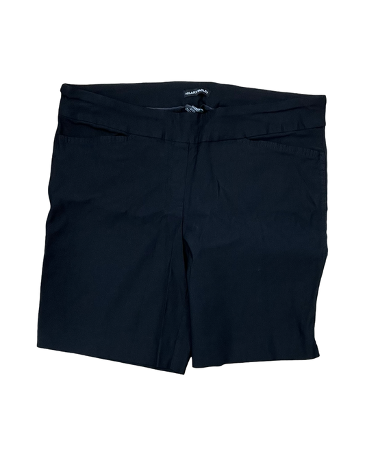 Shorts By Hilary Radley In Black, Size:1X