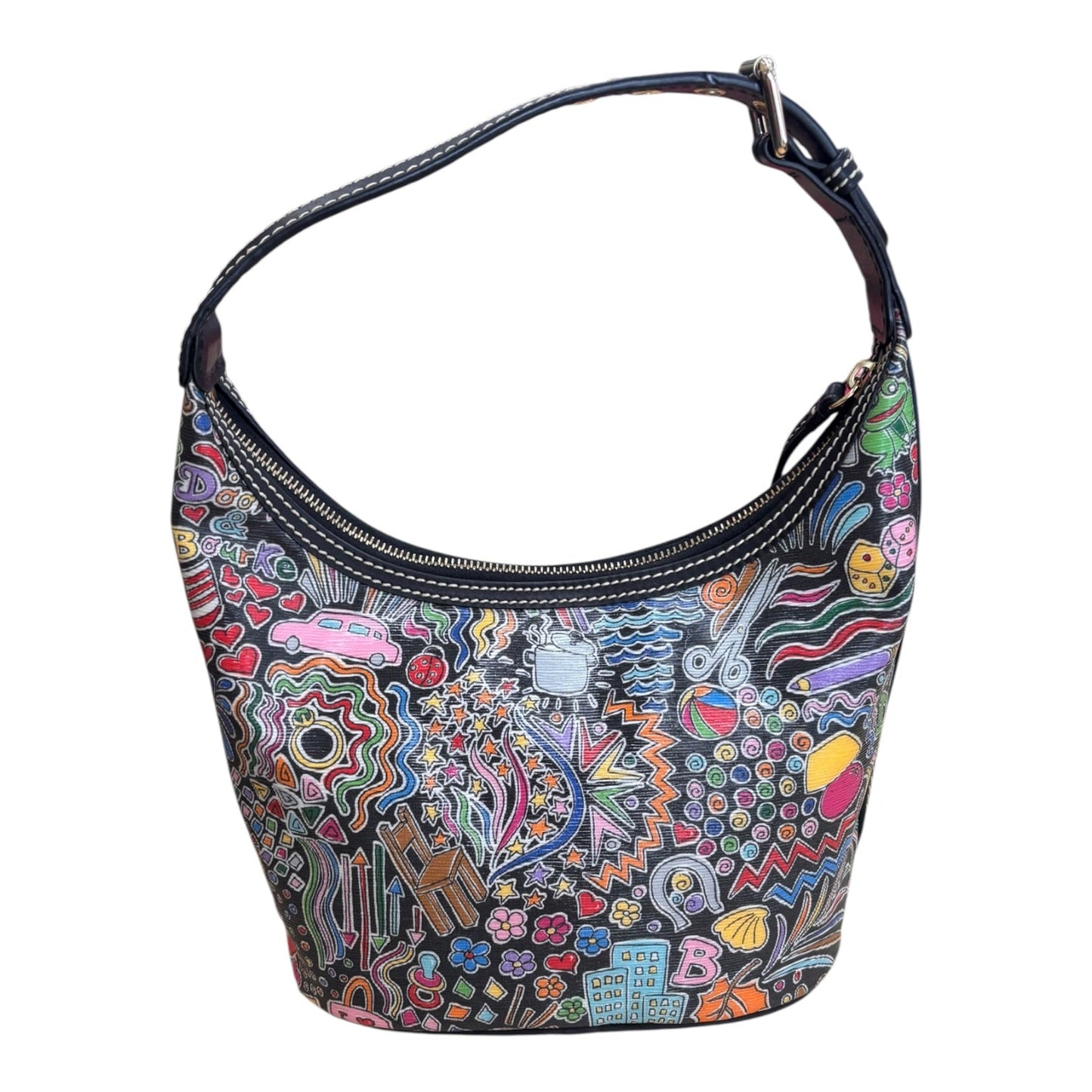 Handbag Designer By Dooney And Bourke In Multi, Size:Small