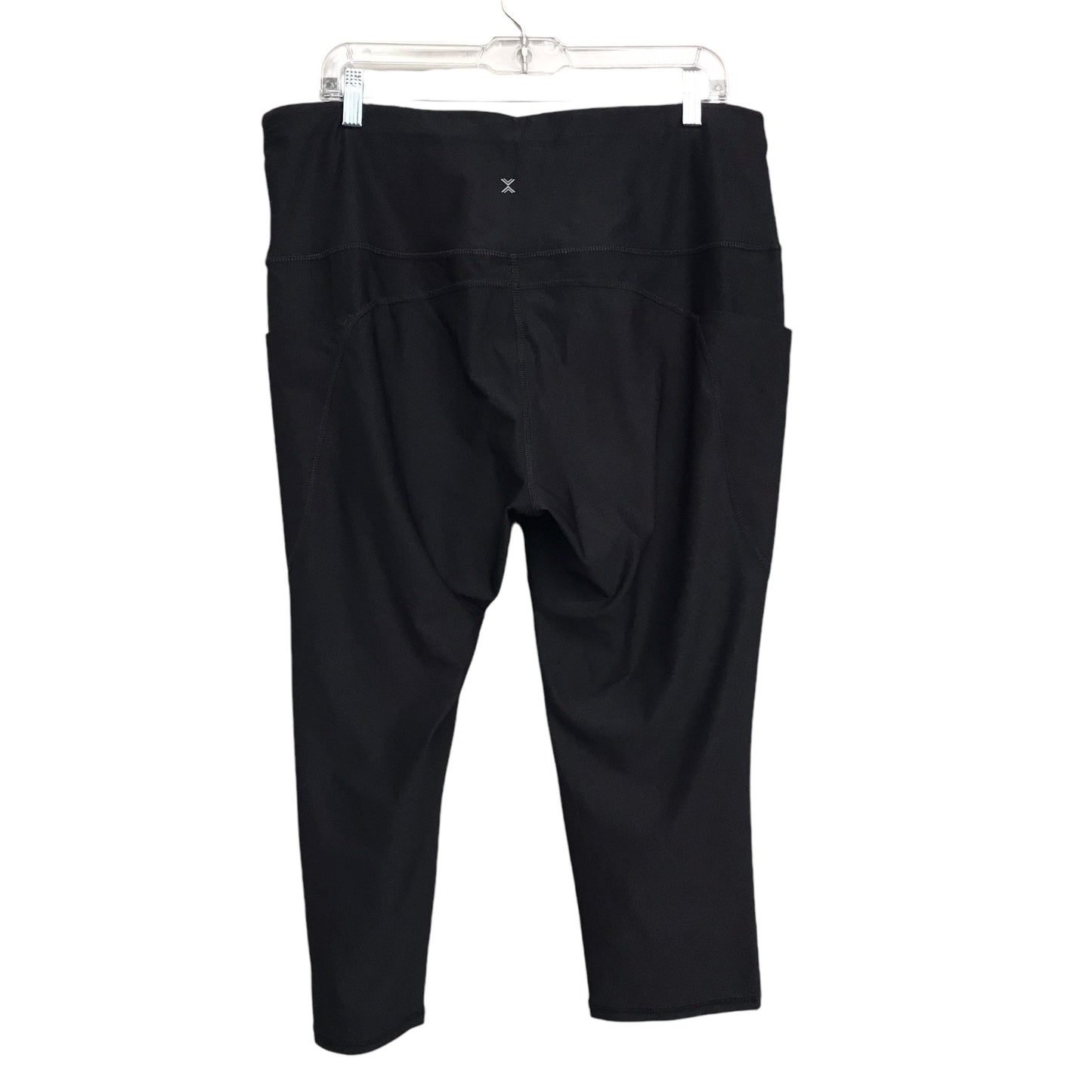 Athletic Capris By Xersion In Black, Size:1X